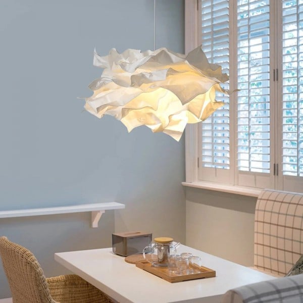 Suspension Nuage Scandinave en Papier Parchment