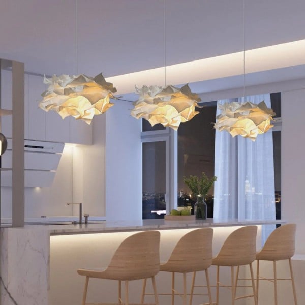 Suspension Nuage Scandinave en Papier Parchment