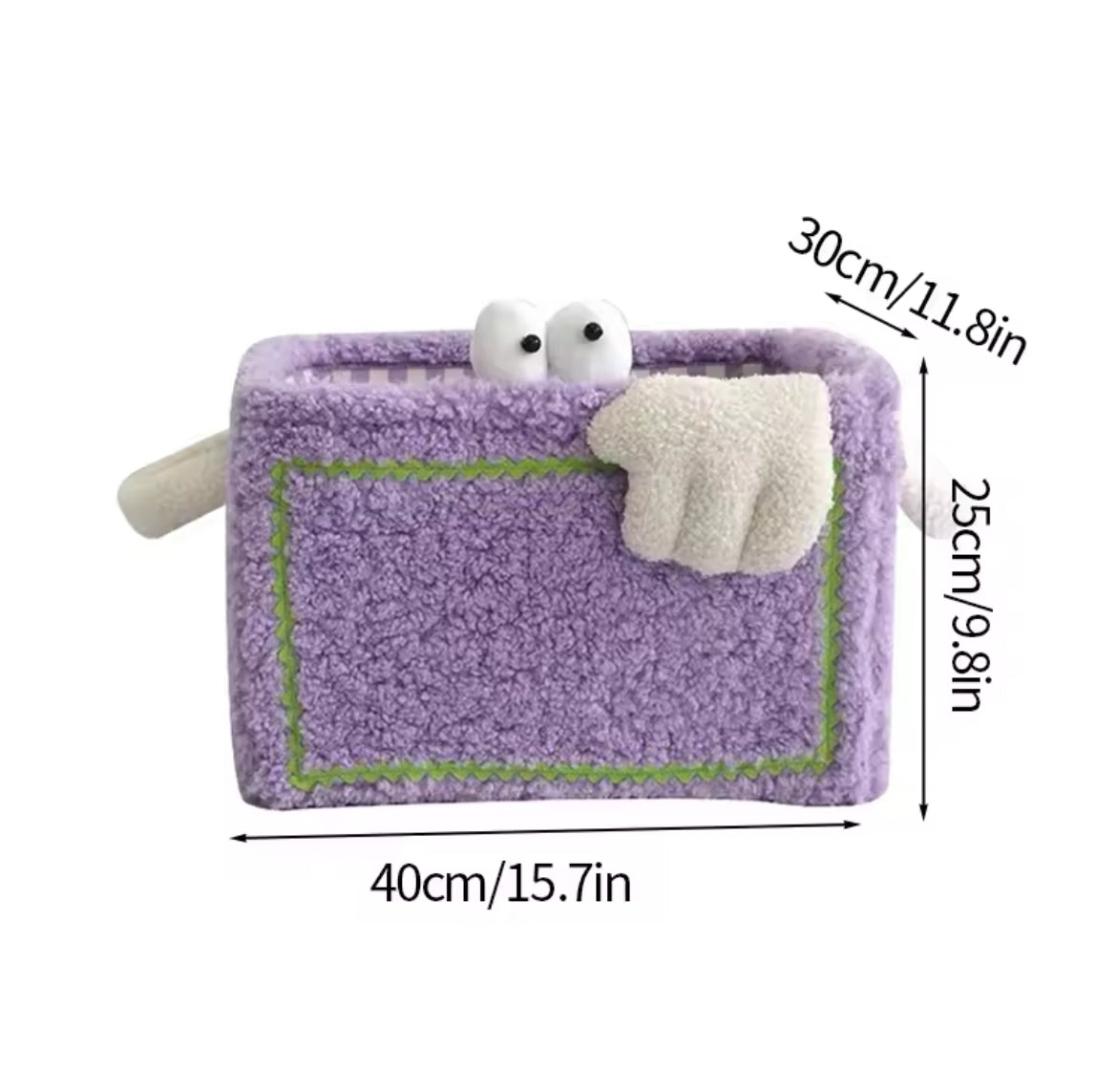 Panier de Rangement Pliable en Tissu Motif Cartoon