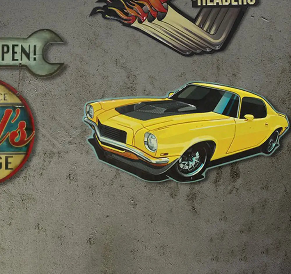 Applique LED Murale Métal, Motif Bière/Voiture/Ancre