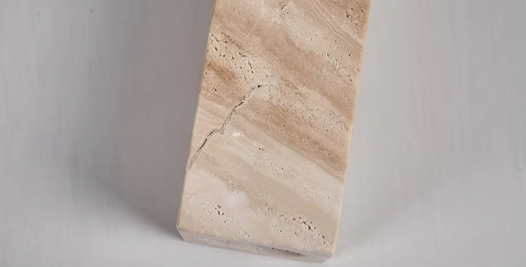 Applique Murale LED Demi-Lune en Pierre – Wabi-Sabi