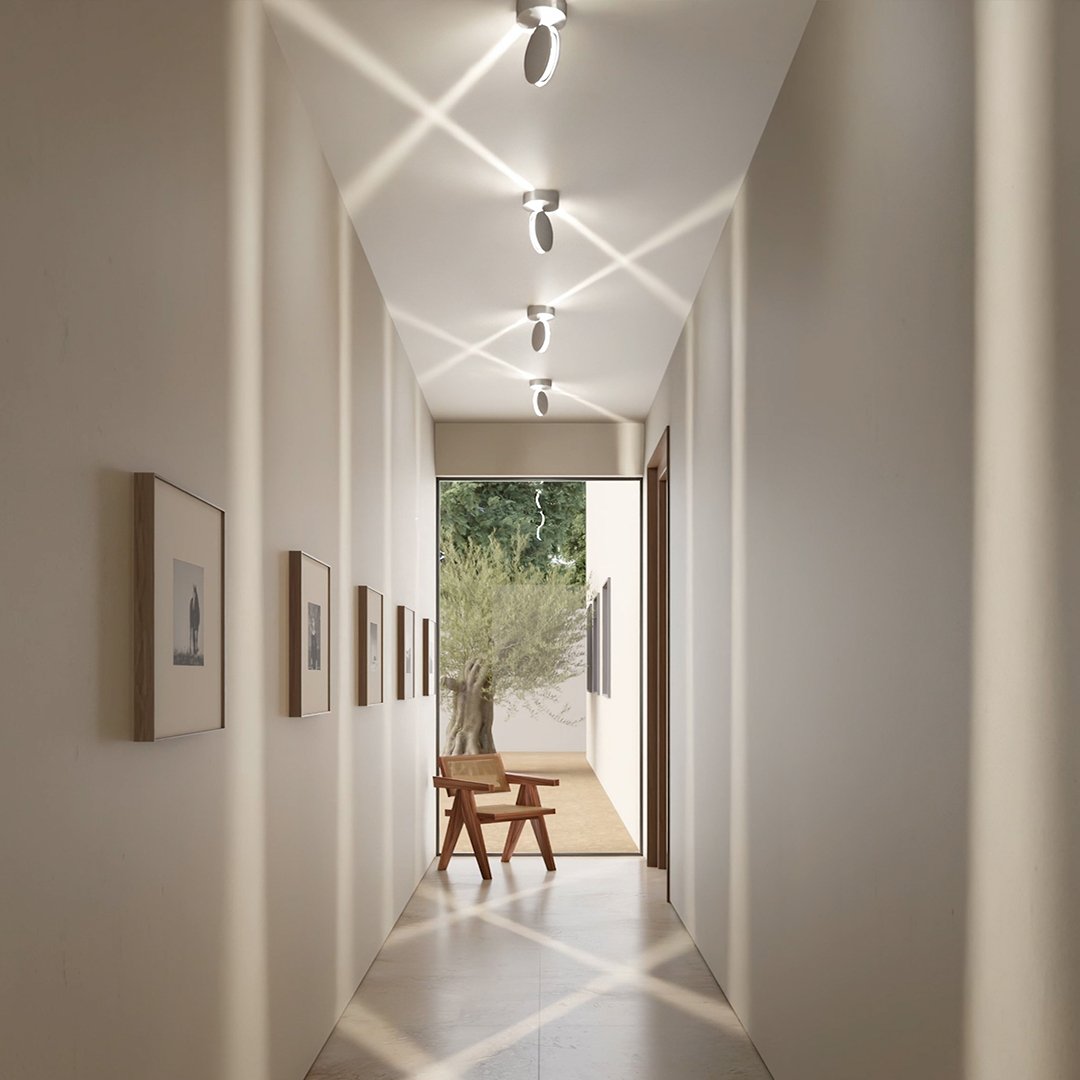 LUMO | Plafonnier LED Moderne en Aluminium Blanc