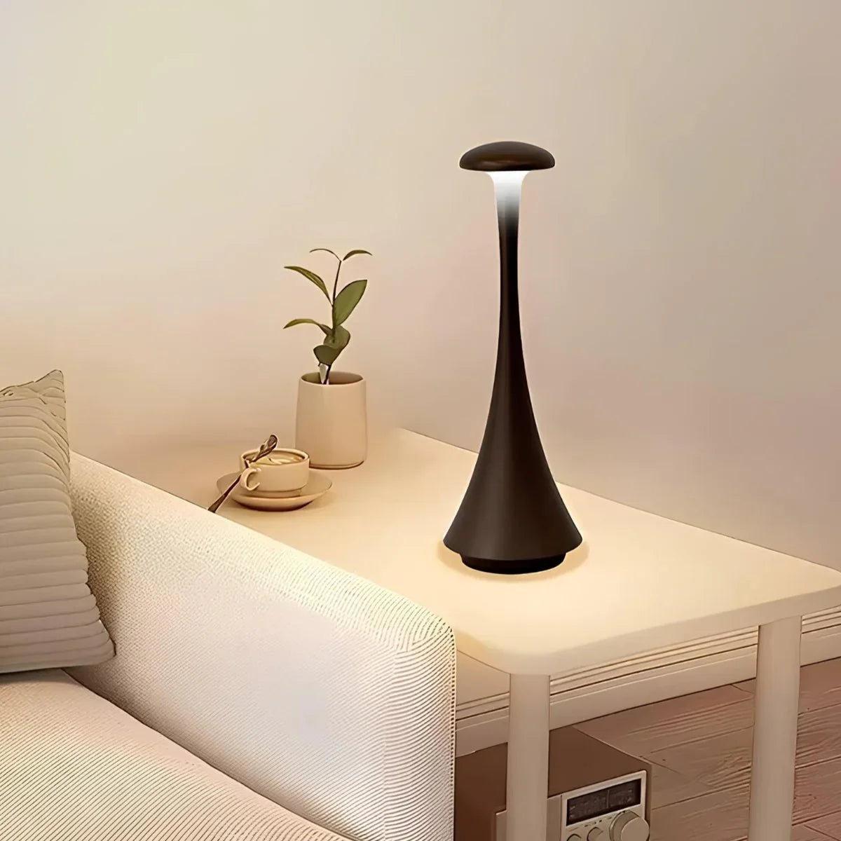 Lampe de Table Champignon LED Tactile Sans Fil Design