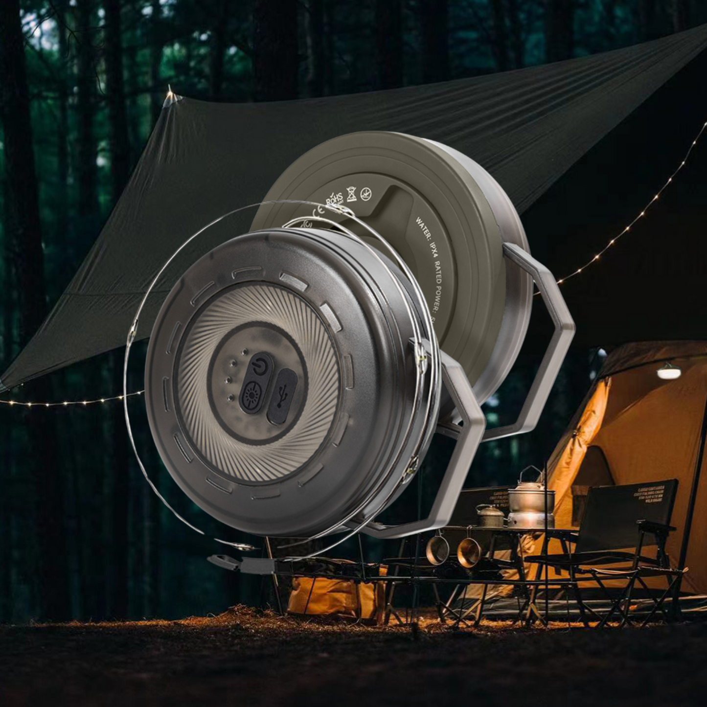 Guirlande Lumineuse CAMPIFY – Éclairage Ambiant Polyvalent et Étanche