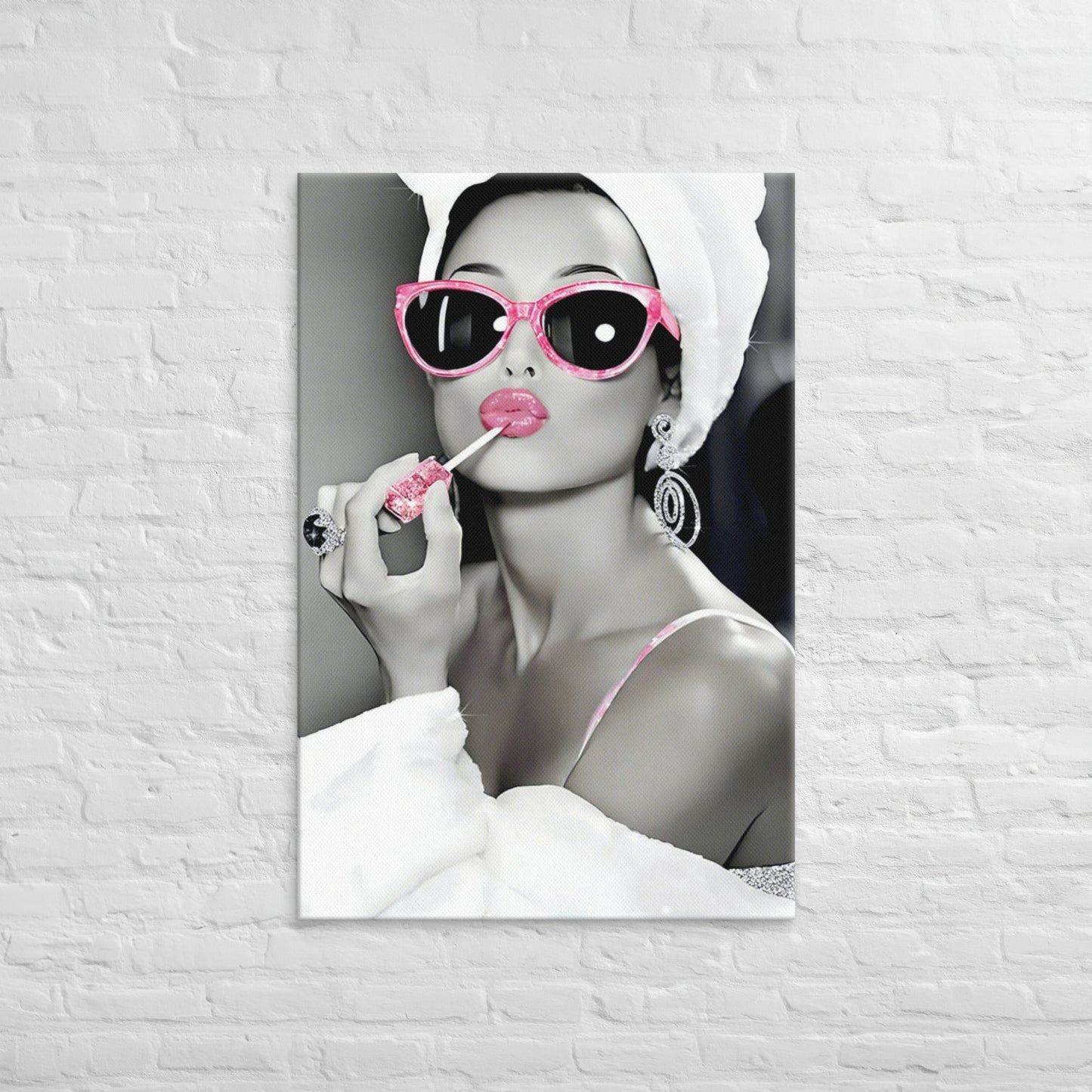 Tableau Déco Toilettes "Oui, c’est une peinture" – Humour et Style pour Vos Murs