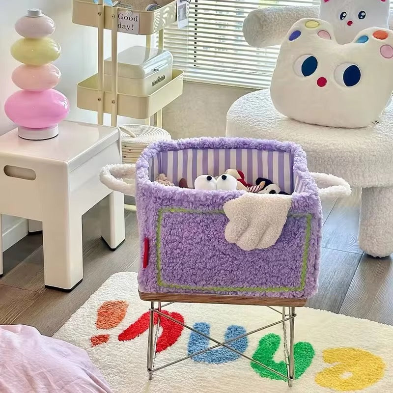 Panier de Rangement Pliable en Tissu Motif Cartoon