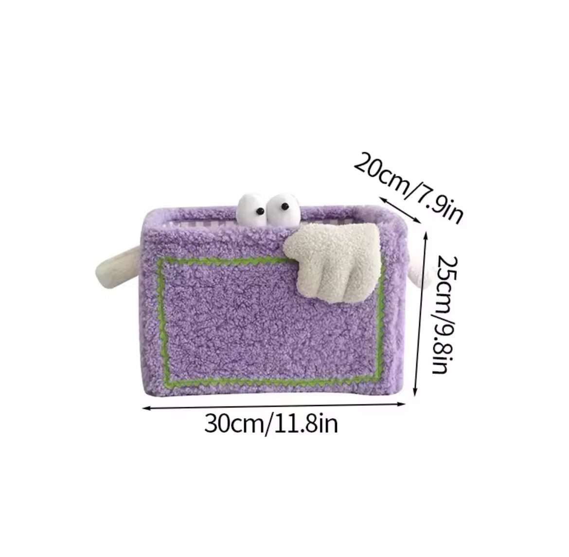 Panier de Rangement Pliable en Tissu Motif Cartoon