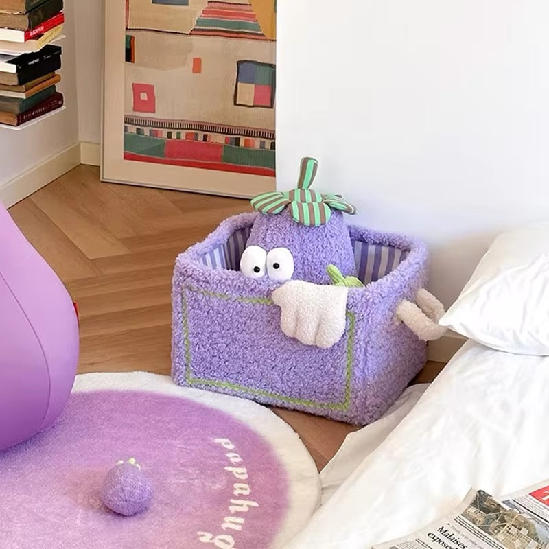 Panier de Rangement Pliable en Tissu Motif Cartoon