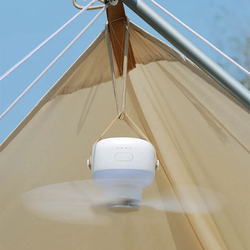 Ventilateur LED Portable Rechargeable, 7200mAh, Télécommande