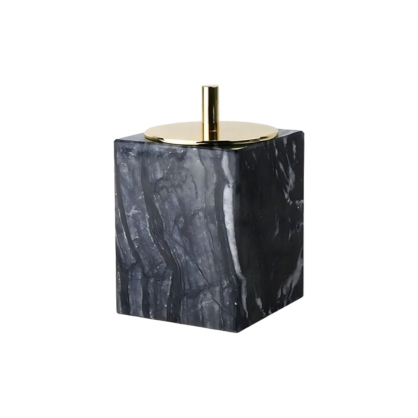 Collection d'Accessoires de Salle de Bain en Marbre Noir Naturel – Élégance Intemporelle et Fonctionnalité Réunie