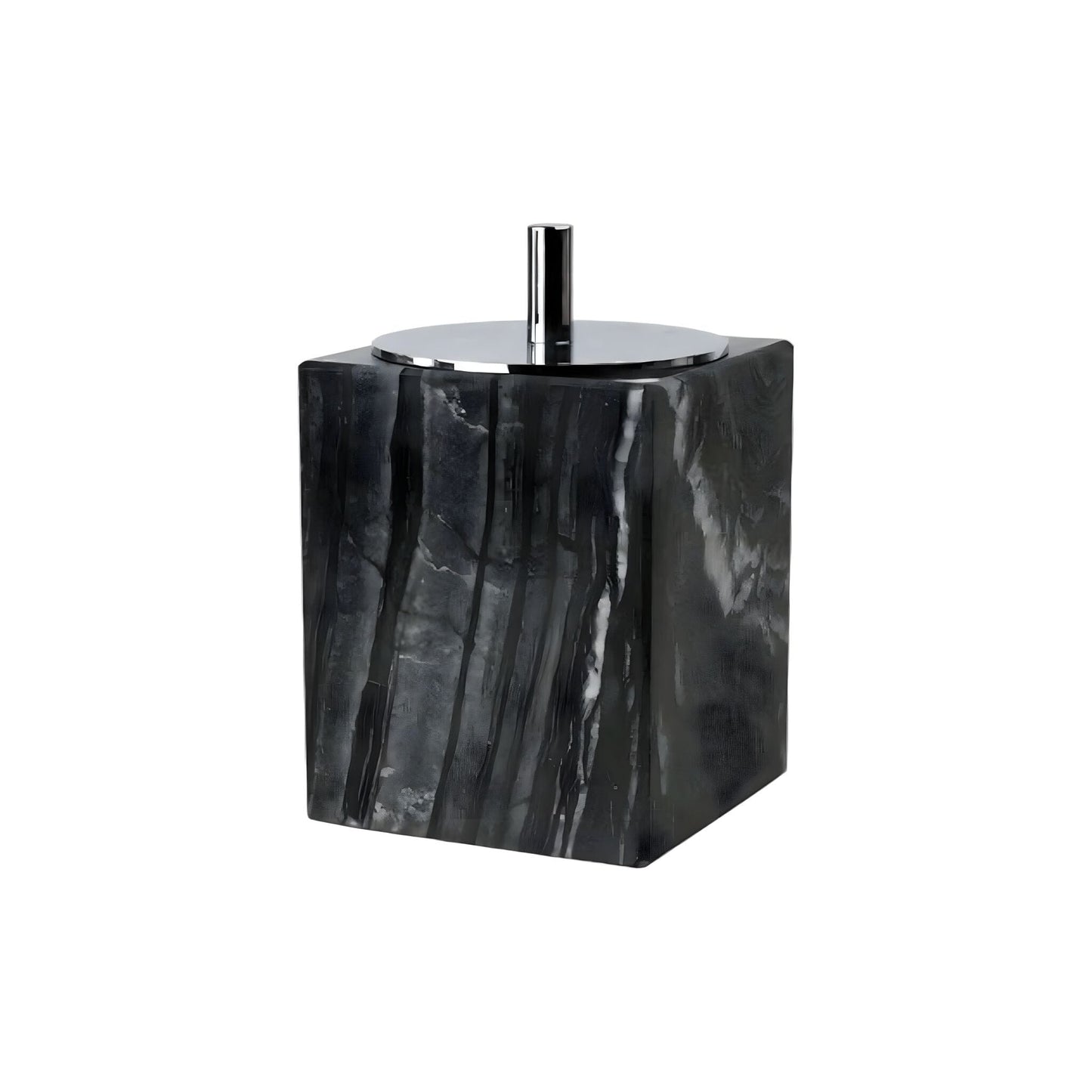 Collection d'Accessoires de Salle de Bain en Marbre Noir Naturel – Élégance Intemporelle et Fonctionnalité Réunie