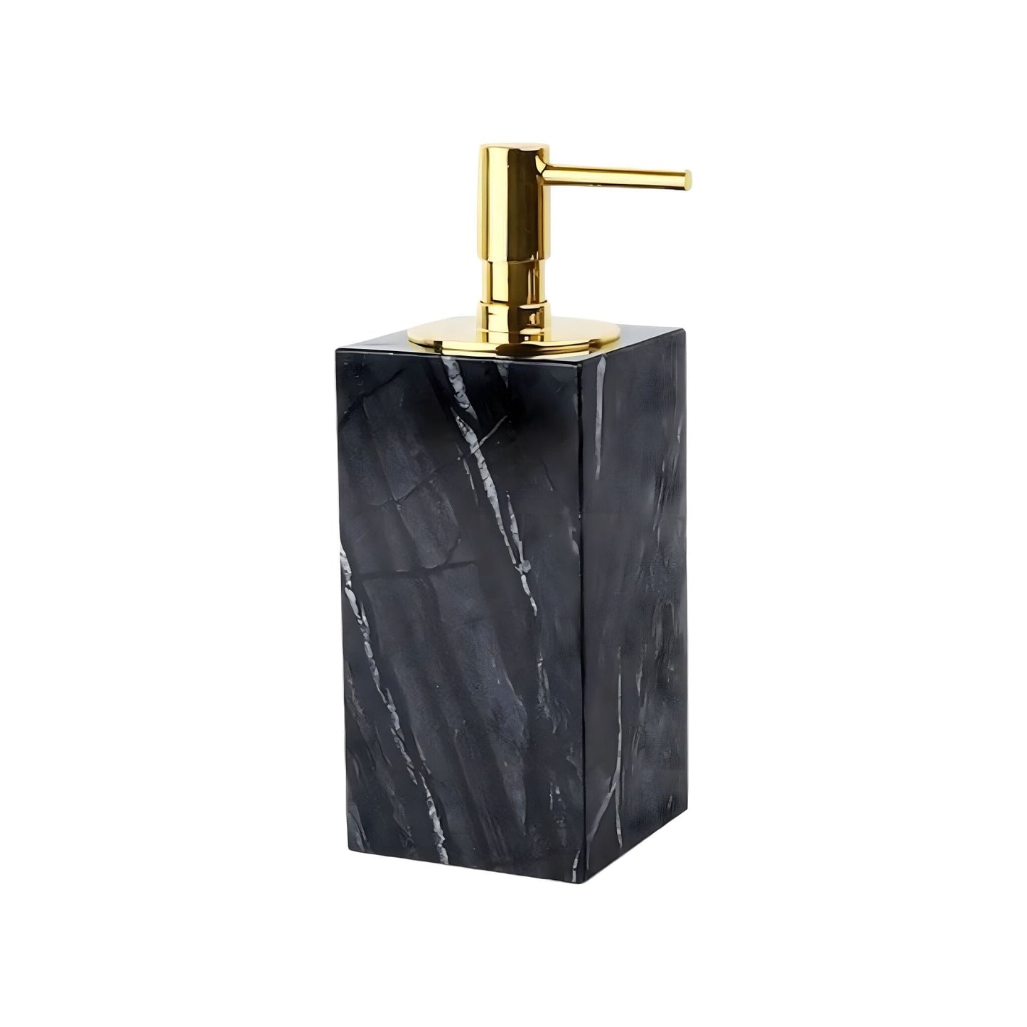 Collection d'Accessoires de Salle de Bain en Marbre Noir Naturel – Élégance Intemporelle et Fonctionnalité Réunie
