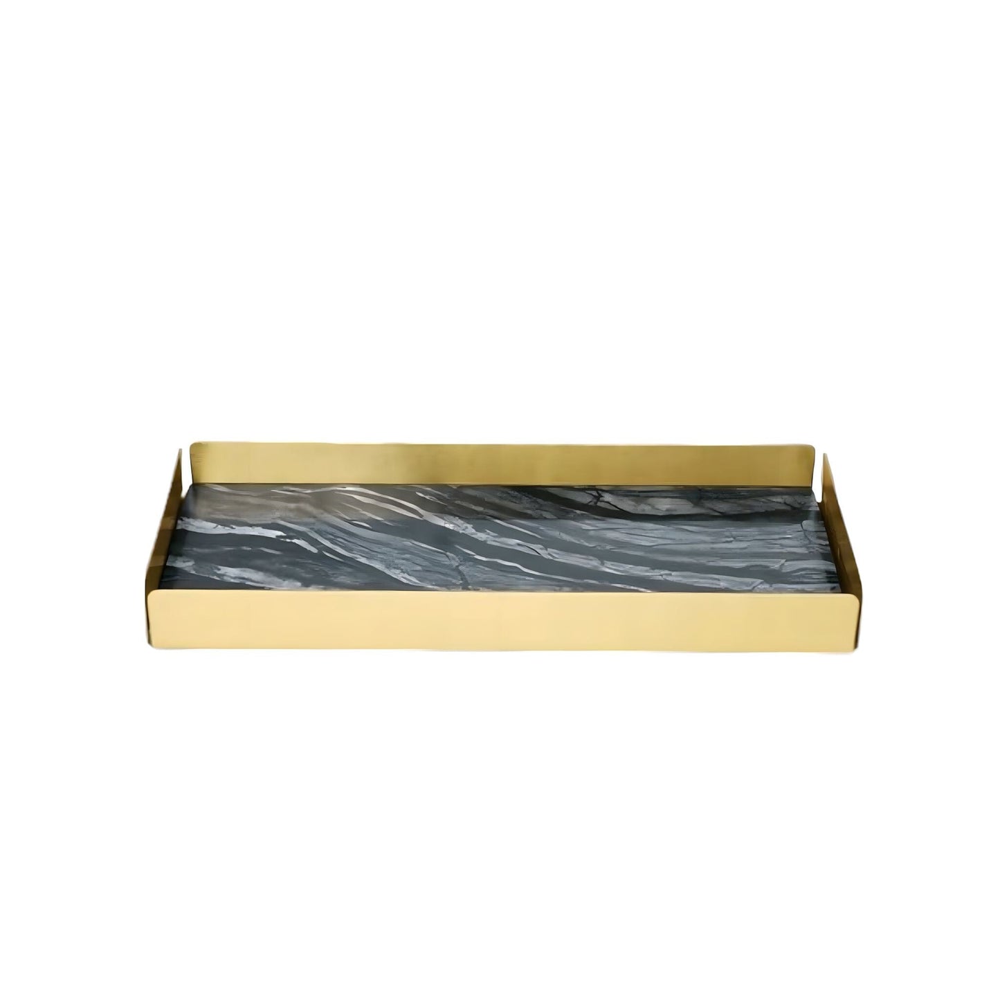 Collection d'Accessoires de Salle de Bain en Marbre Noir Naturel – Élégance Intemporelle et Fonctionnalité Réunie