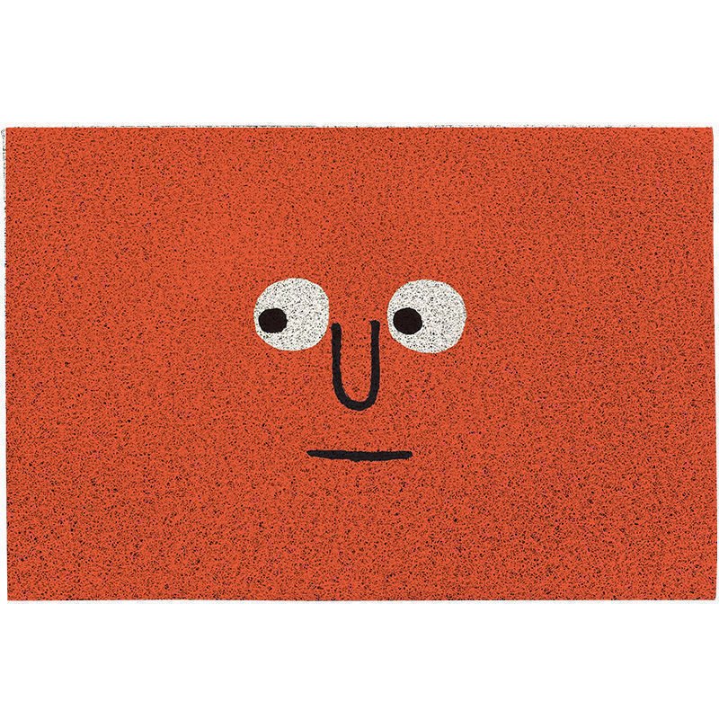 Paillasson Emoji Humeur, Antidérapant, 3 Tailles, Polyester