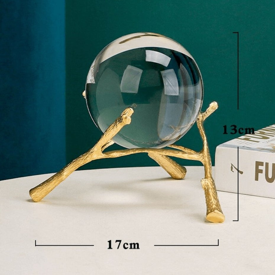 Globe en Verre de Cristal – Élégance Mystique pour Votre Intérieur