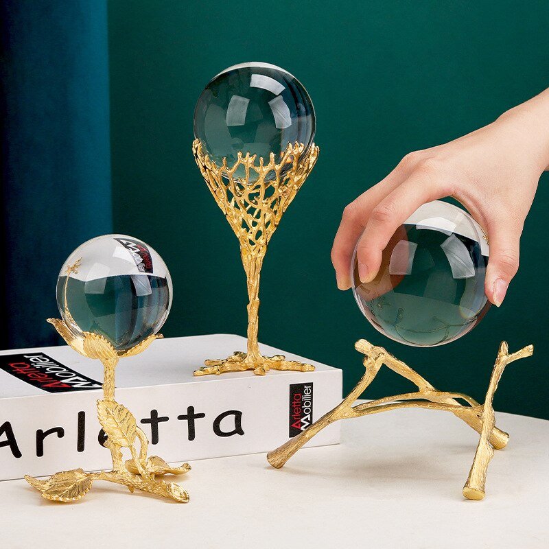 Globe en Verre de Cristal – Élégance Mystique pour Votre Intérieur