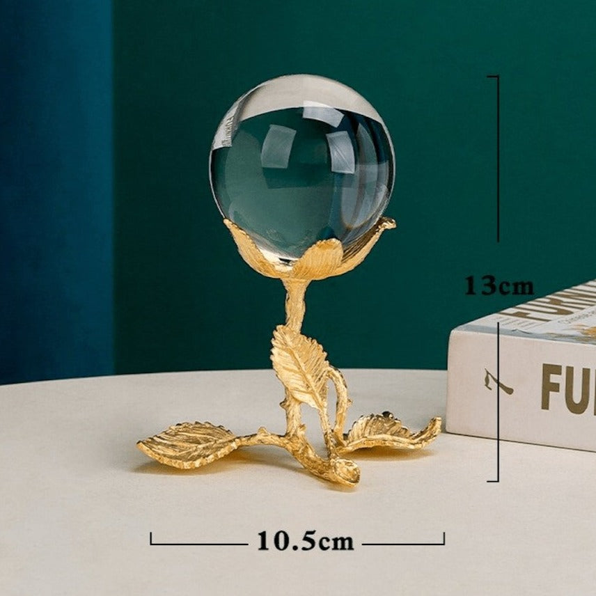 Globe en Verre de Cristal – Élégance Mystique pour Votre Intérieur