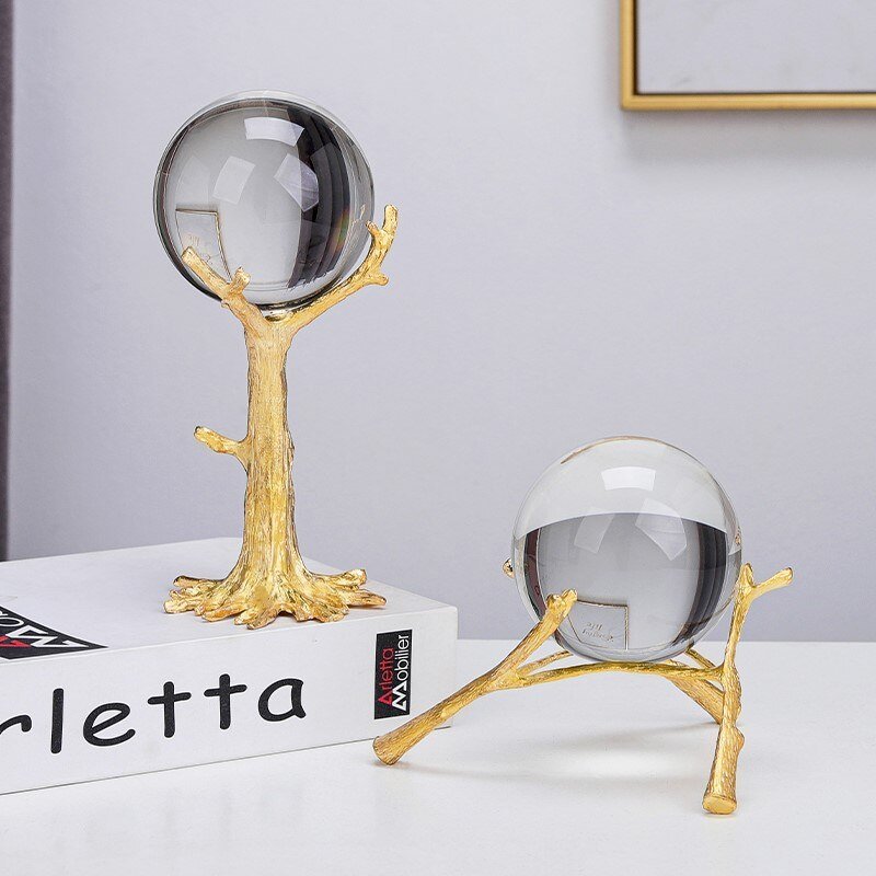 Globe en Verre de Cristal – Élégance Mystique pour Votre Intérieur