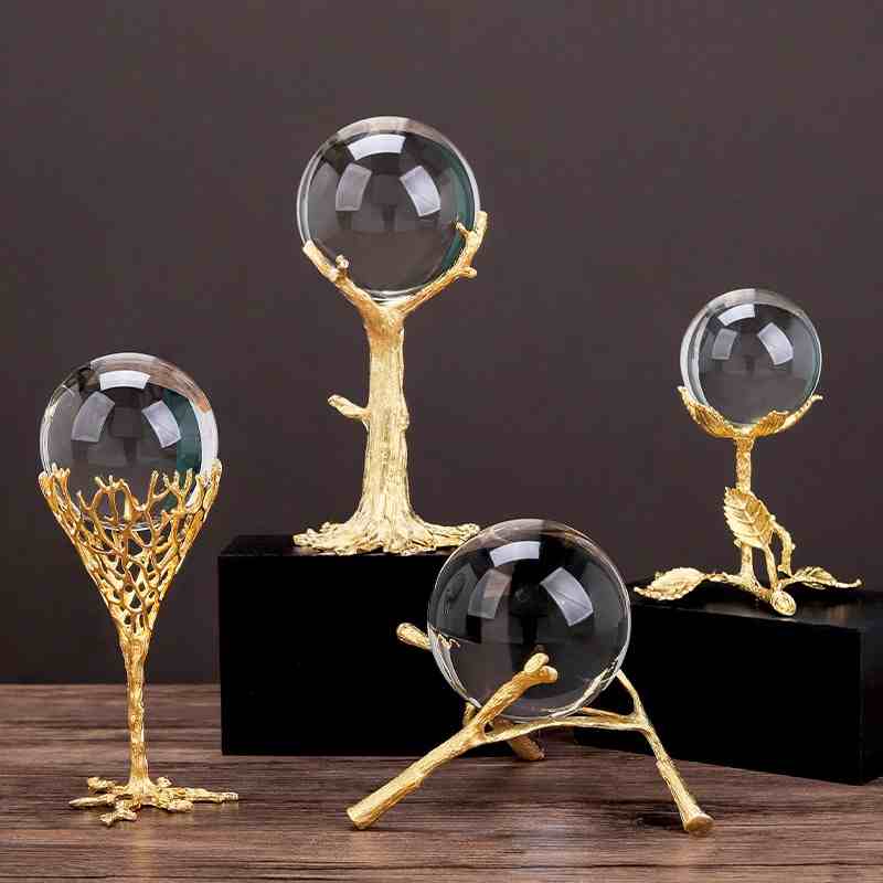 Globe en Verre de Cristal – Élégance Mystique pour Votre Intérieur