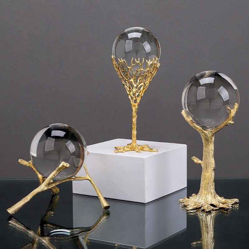 Globe en Verre de Cristal – Élégance Mystique pour Votre Intérieur
