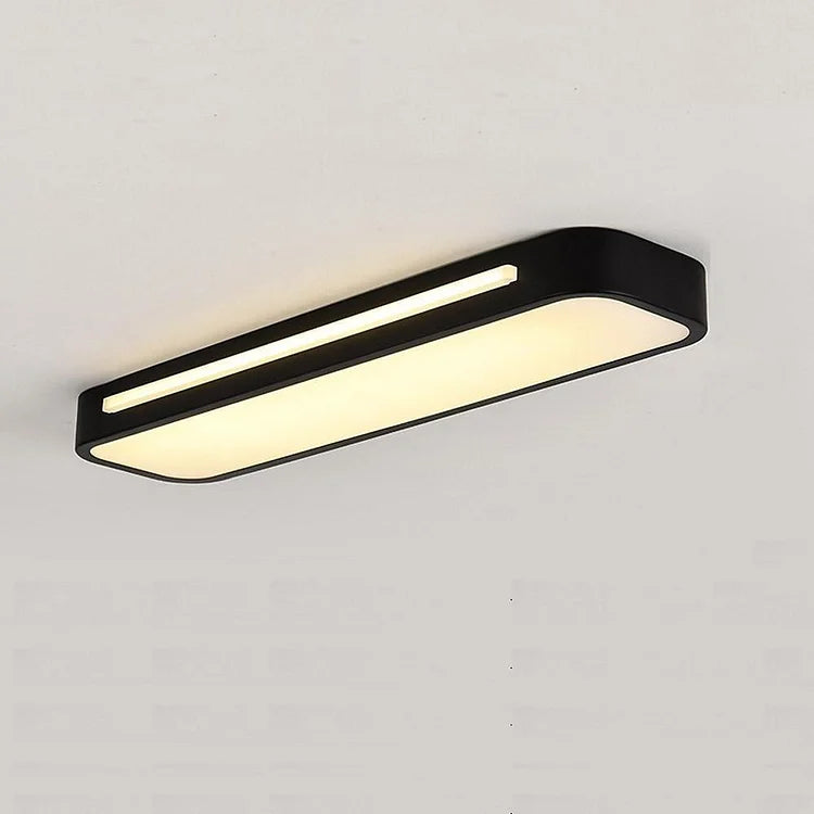 Plafonnier LED Long Minimaliste Nordique Salon/Chambre