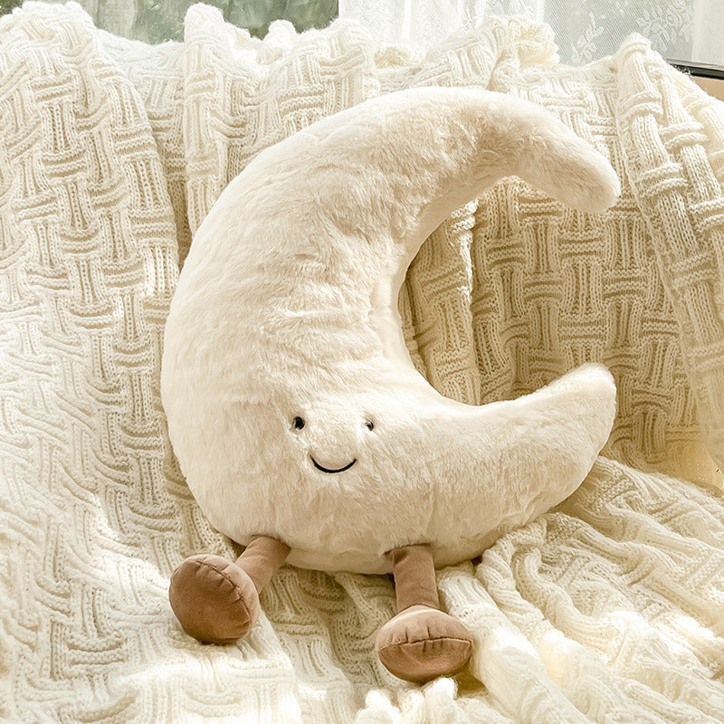 Coussin Soleil et Lune, Décoration Douce et Confort