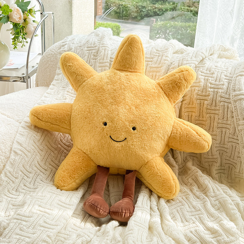 Coussin Soleil et Lune, Décoration Douce et Confort