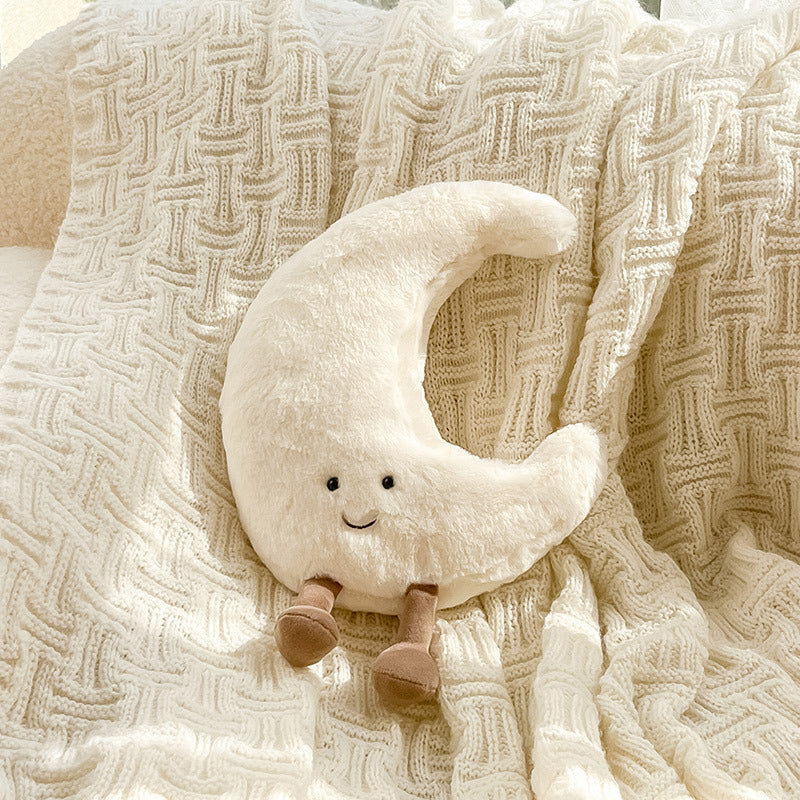 Coussin Soleil et Lune, Décoration Douce et Confort