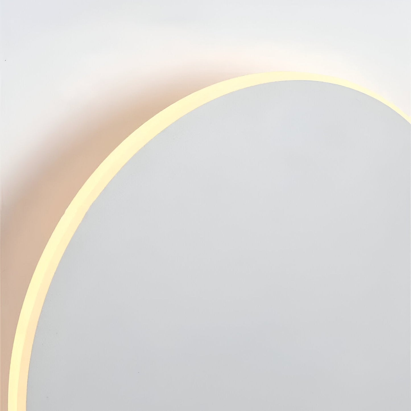 Applique LED Ronde Murale avec Capteur – Design Nordique