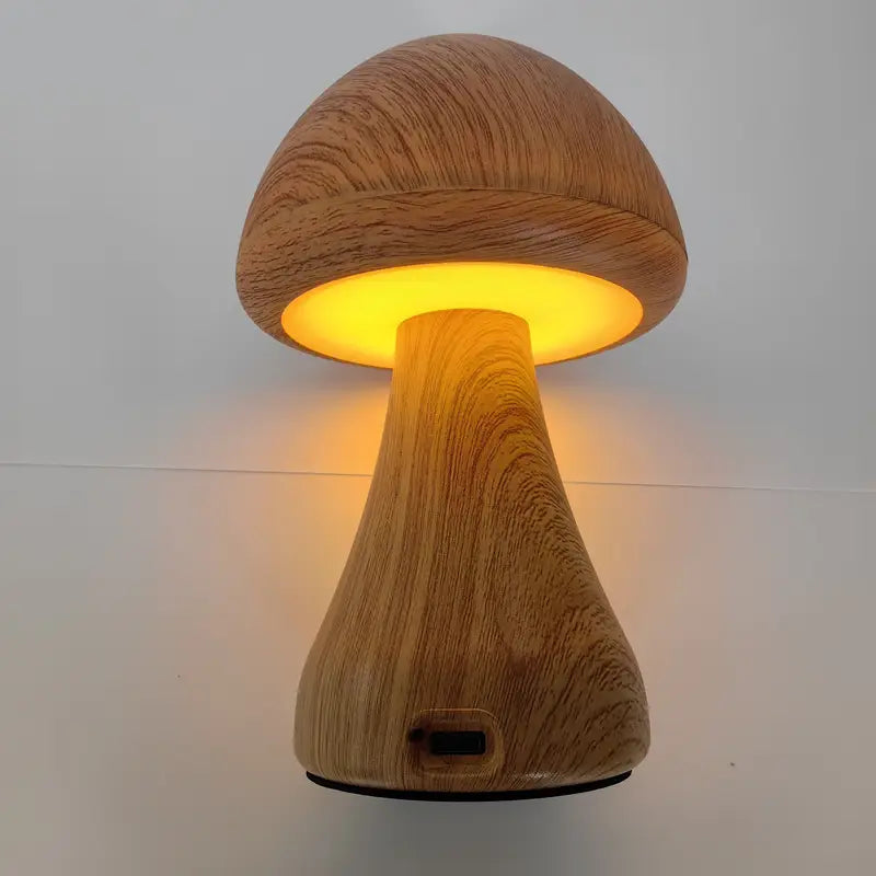 WarmGlow – Lampe Champignon LED Décorative à Intensité Réglable et Rechargeable