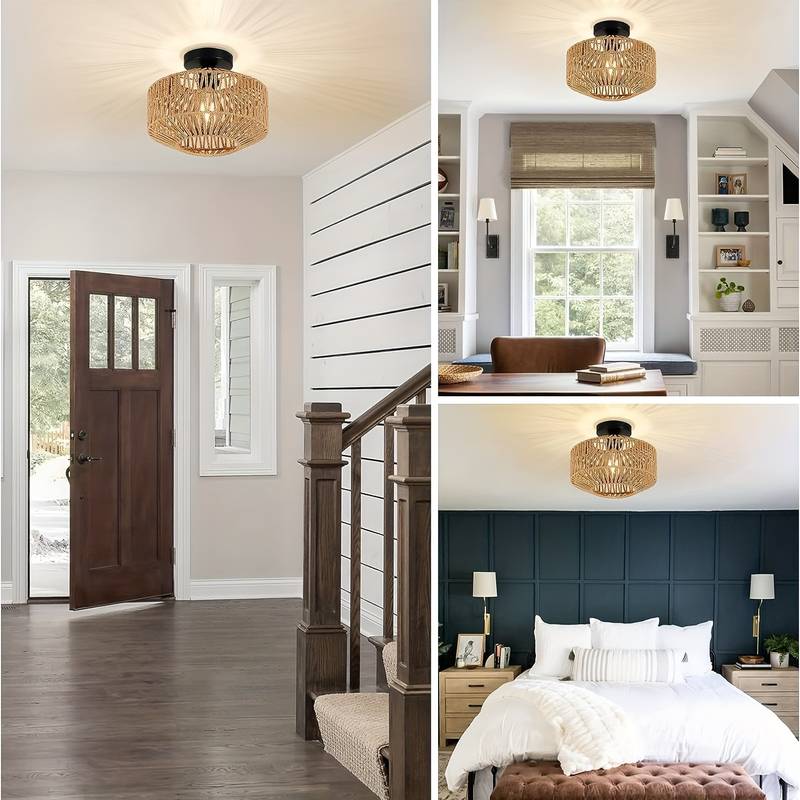 Lampe de Plafond Bohémienne Éclairage Bohème Élégant pour Votre Intérieur