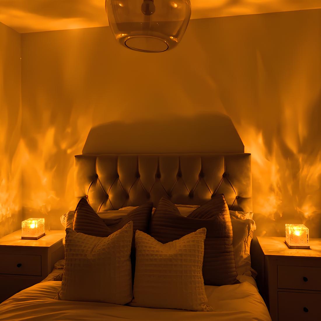 Aurora Lumières Boréales Cube | Décoration Lumineuse Inspirée des Aurores Boréales