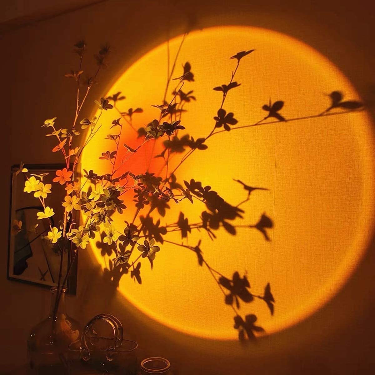 Lampe de Table | Projecteur Coucher de Soleil - 15 Couleurs au Choix
