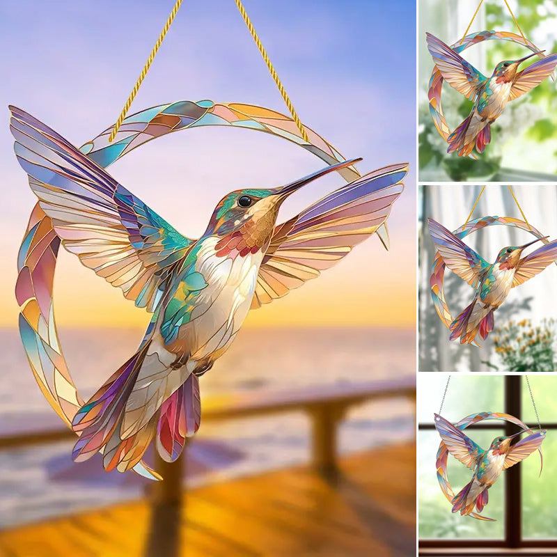 Attrape-Soleil Colibri – Symbolique et Couleurs Enchanteresses pour Vos Fenêtres