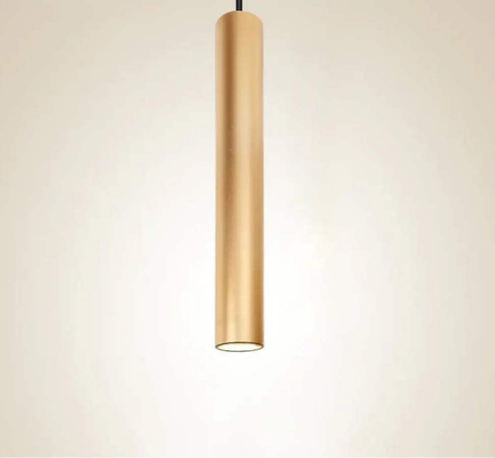 Suspension Cylindrique LED Dimmable – Noir ou Blanc