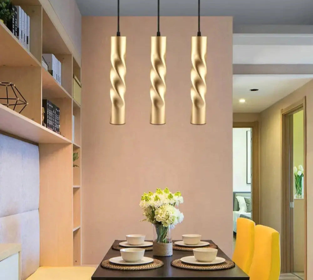 Suspension Cylindrique LED Dimmable – Noir ou Blanc