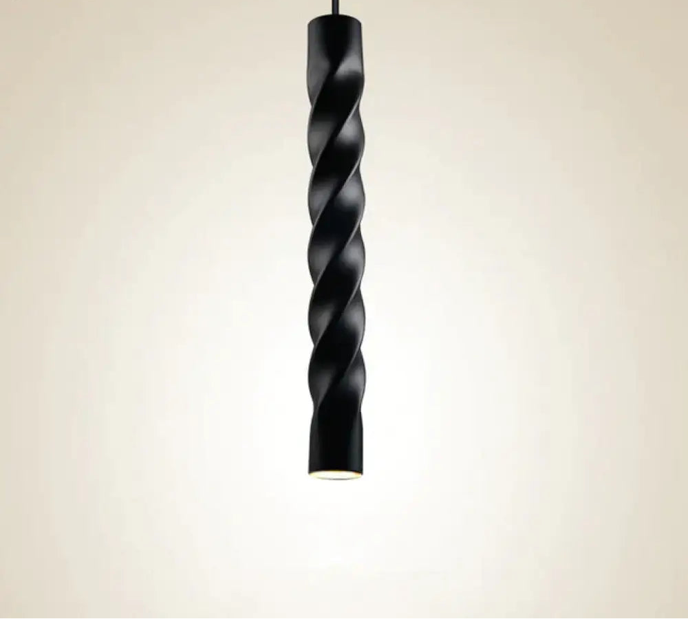 Suspension Cylindrique LED Dimmable – Noir ou Blanc