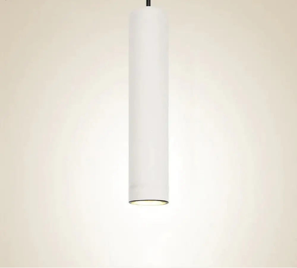 Suspension Cylindrique LED Dimmable – Noir ou Blanc