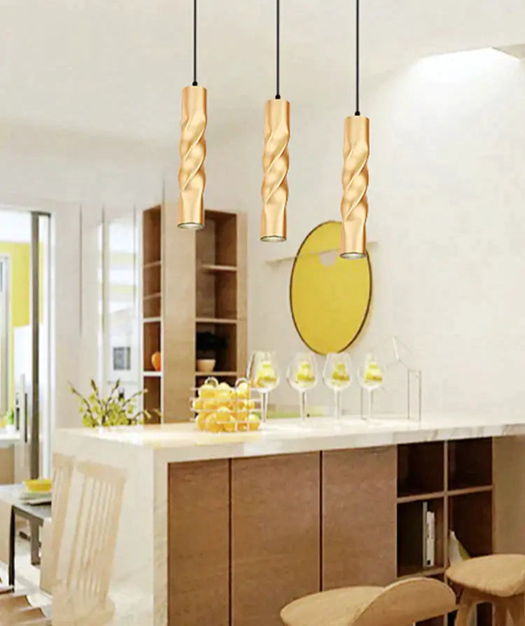 Suspension Cylindrique LED Dimmable – Noir ou Blanc