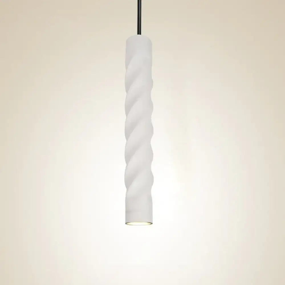 Suspension Cylindrique LED Dimmable – Noir ou Blanc