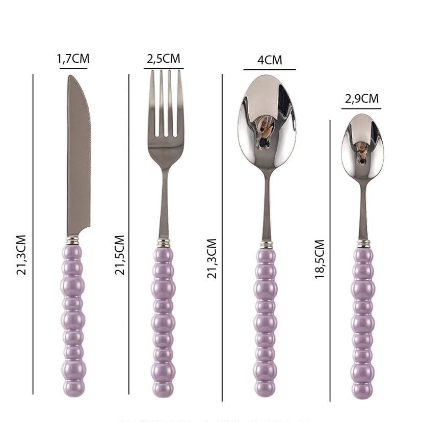Couverts Perle Élégance – Design Luxueux et Unique