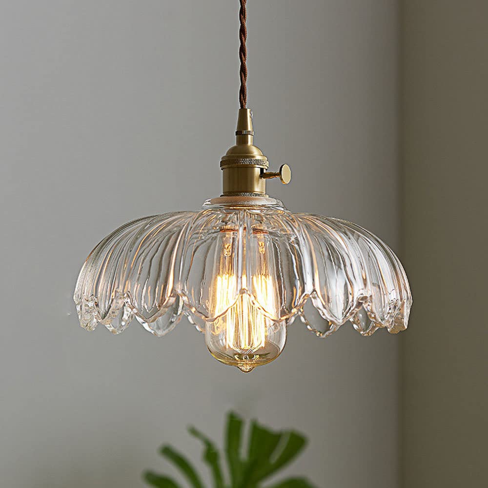 Suspension Vintage Émaillée à Motif Floral | Charme Rétro et Élégance