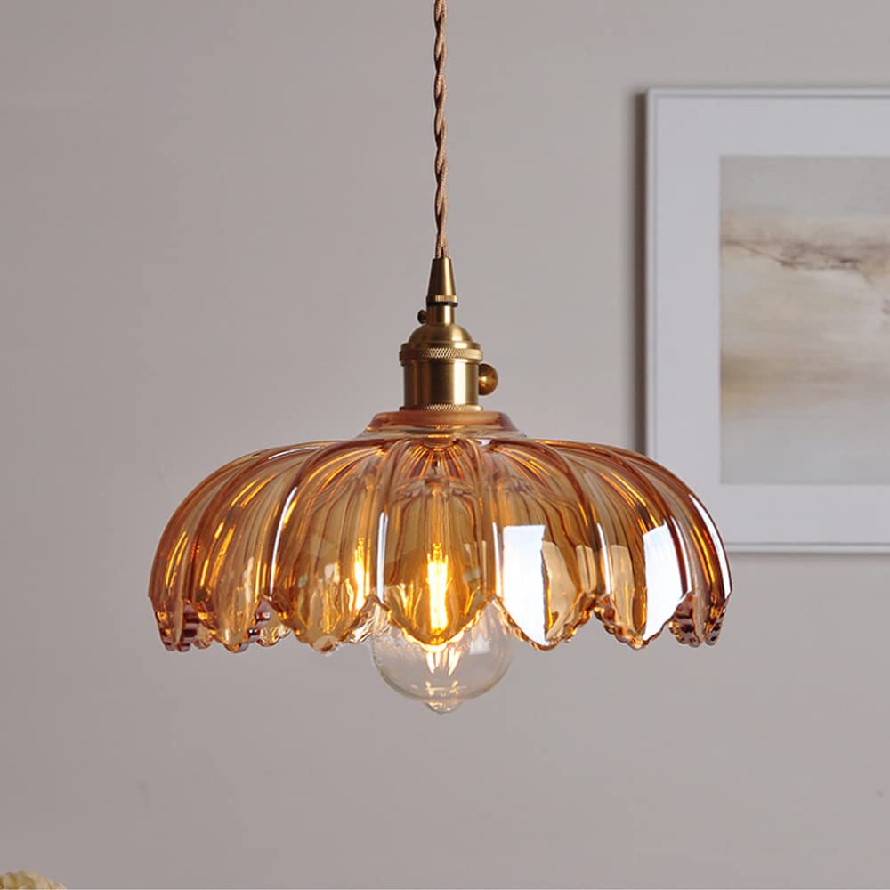 Suspension Vintage Émaillée à Motif Floral | Charme Rétro et Élégance