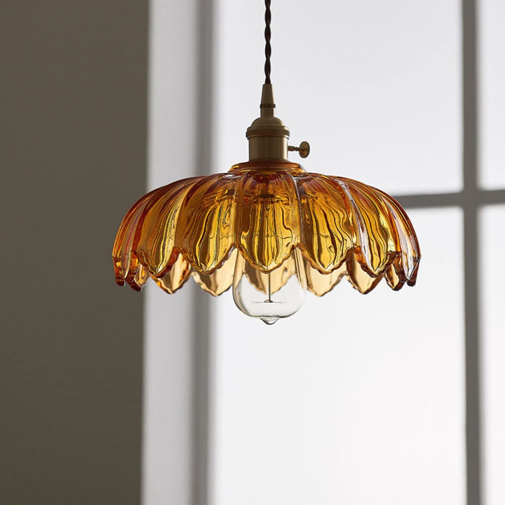 Suspension Vintage Émaillée à Motif Floral | Charme Rétro et Élégance