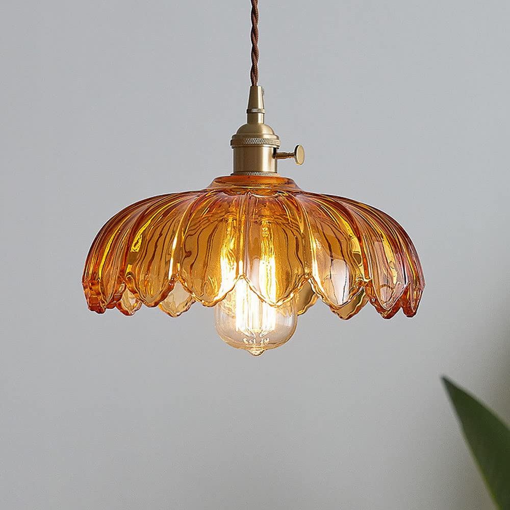 Suspension Vintage Émaillée à Motif Floral | Charme Rétro et Élégance