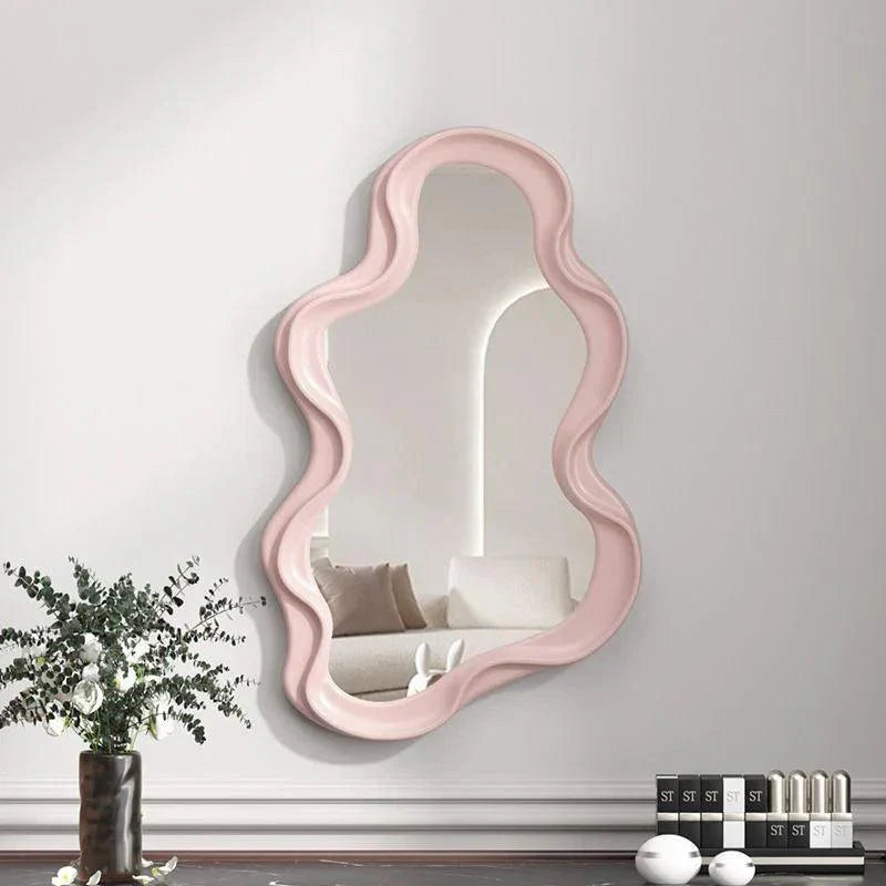 ScandiCloud - Miroir en forme de Nuage Élégant et Moderne