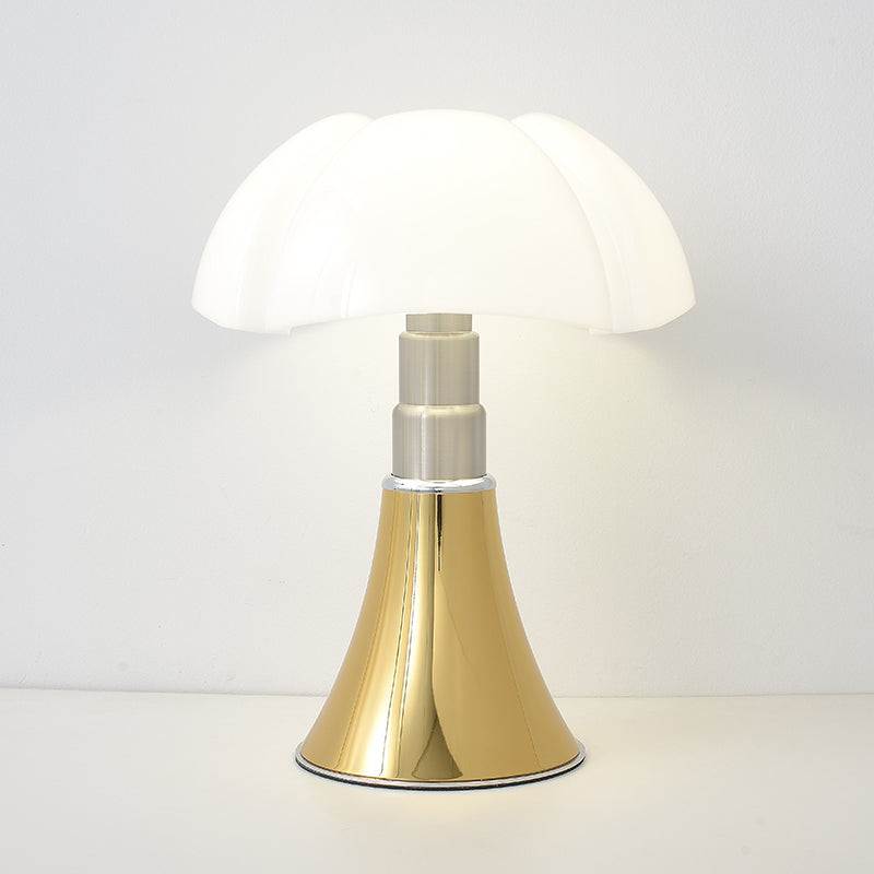 Lampe de Table LED, Design Champignon, Noir Blanc, 36cm