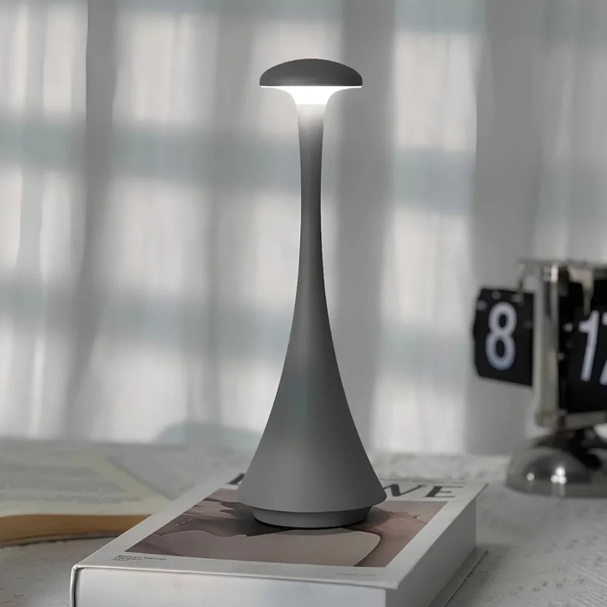 Lampe de Table Champignon LED Tactile Sans Fil Design