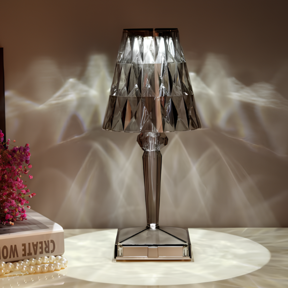 Lampe Cristal Scintillante | Éclairage Élégant et Raffiné