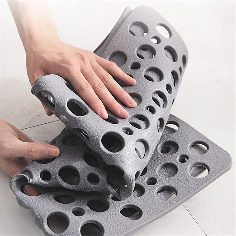 Tapis de Douche Antidérapant avec Drainage Rapide